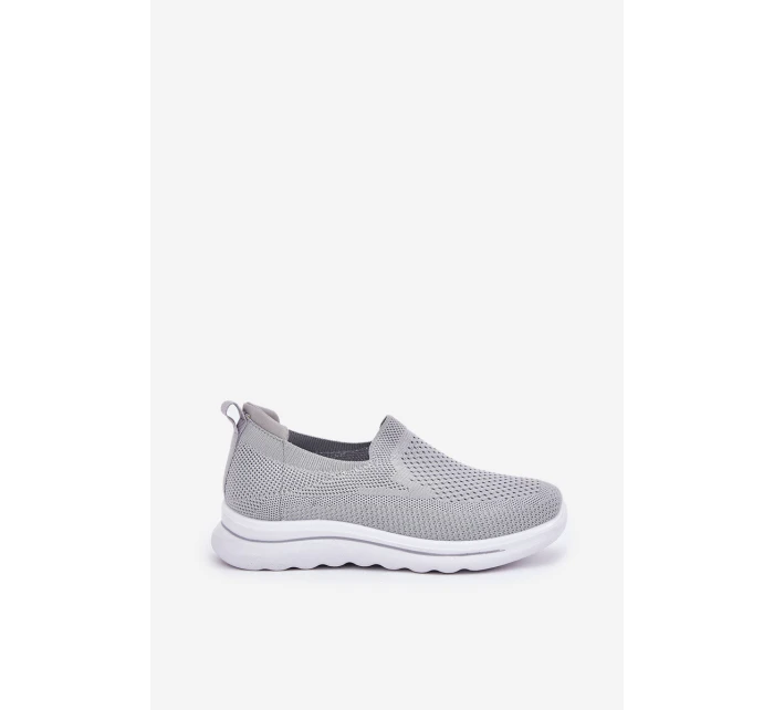 Dámské Textilní Tenisky Šedé model 21689117 - EVENTO
