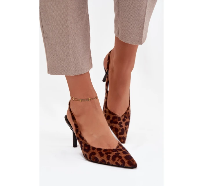 Lodičky na podpatku Panterka model 21757897 - Boto Lodičky na podpatku Panterka model 21757897 - Boto