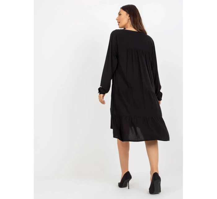 Šaty D73761M30361A černé