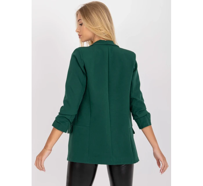 DHJ MA 7684 bunda.15P tmavě zelená