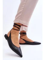 Dámské balerínky model 21124952 Černá - SWEET SHOES