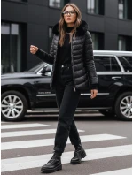 Dámská prošívaná zimní bunda LUNA černá FashionStreet TY3972