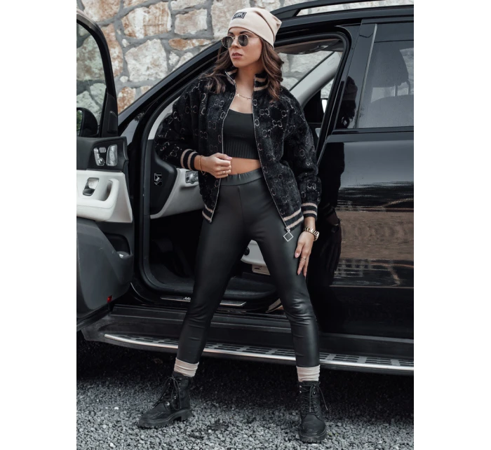 Dámská alpaka JOYCE rozepínací bunda černá FashionStreet NY0689