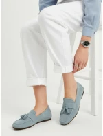 Dámské semišové modré mokasíny Dstreet model 21996154 - FashionStreet