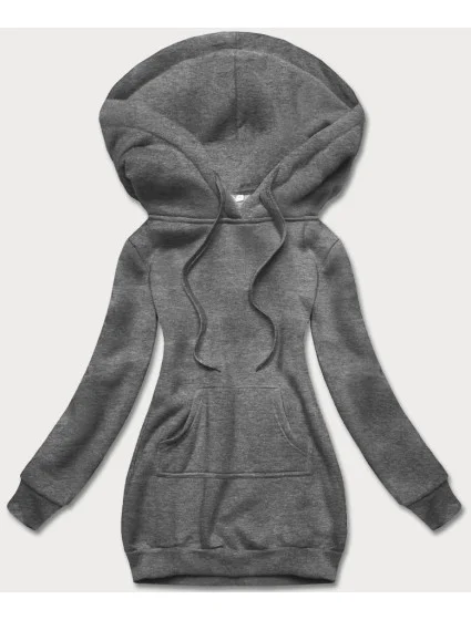 Tmavě šedá dámská klokaní mikina (YS10003-5) Tmavě šedá dámská klokaní mikina (YS10003-5)