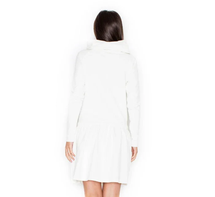 Dámské šaty K260 ecru - KATRUS