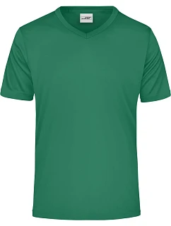 Daiber JN 736 Pánské sportovní tričko s výstřihem do V 02.0736 green