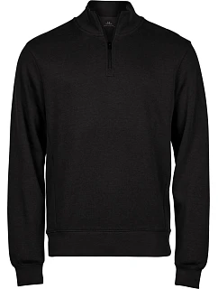 Tee Jays TJ 5506 Mikina interlock s 1/4 zipem 18.5506 black