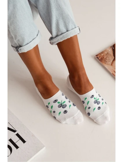 Dámské Bavlněné Micro Ponožky model 21697624 Bílé - Milena