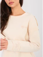 Bluza NS BL model 21914649 jasny beżowy - FPrice Bluza NS BL model 21914649 jasny beżowy - FPrice