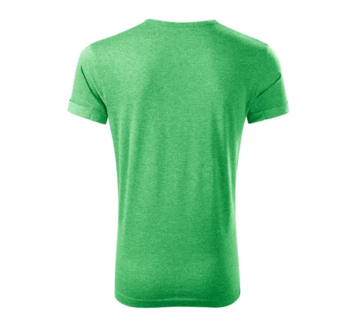 Fusion tričko pánské zelený melír Fusion tričko pánské zelený melír