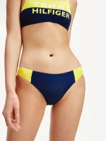 Spodní díl plavek UW0UW02080-ZGT žlutomodrá - Tommy Hilfiger
