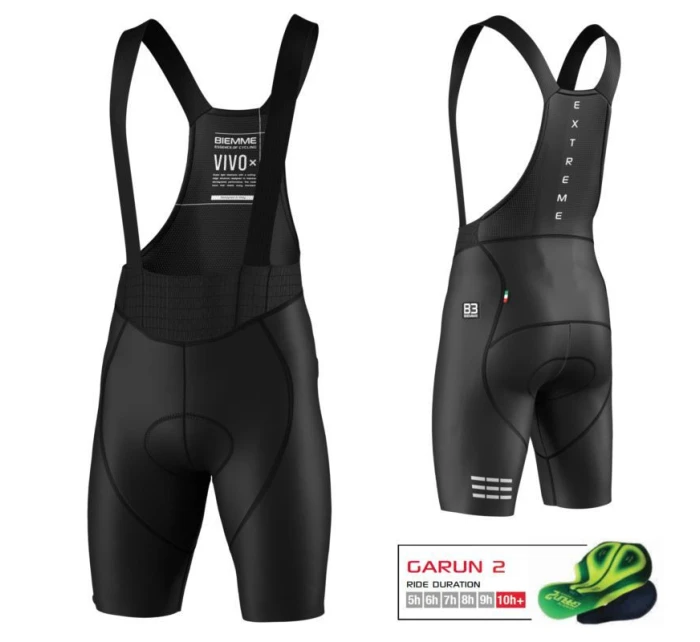 Biemme šortky VIVO EXTREME černé XXL