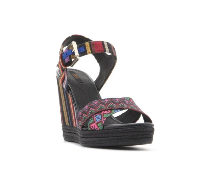 Geox W D82P6G 000AW C0042 dámské boty na platformě