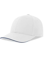 Liberty 6 panelová baseballová kšiltovka white/navy model 22411123 - Atlantis Headwear Liberty 6 panelová baseballová kšiltovka white/navy model 22411123 - Atlantis Headwear