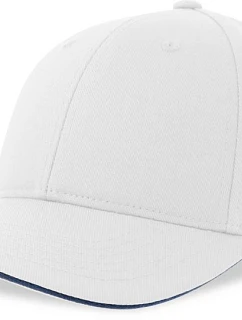 Liberty 6 panelová baseballová kšiltovka white/navy model 22411123 - Atlantis Headwear