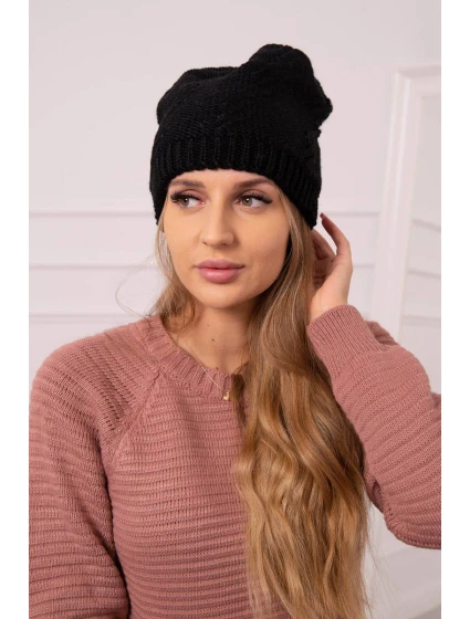 Dámská čepice Lorena K377 černá Dámská čepice Lorena K377 černá