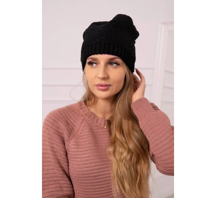 Dámská čepice Lorena K377 černá Dámská čepice Lorena K377 černá