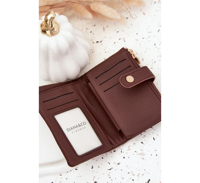 Dámská peněženka z eko kůže čokoládová Ilissea Dámská peněženka z eko kůže čokoládová Ilissea