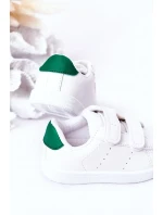 Dětské Tenisky Se Suchým Zipem Bíle-Zelené California Dětské Tenisky Se Suchým Zipem Bíle-Zelené California