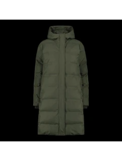 CMP dámská zimní bunda s kapucí, zateplená, nepromokavá, zelená (34K0096/F905)