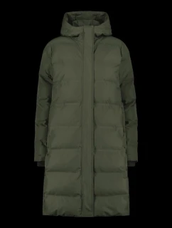 CMP dámská zimní bunda s kapucí, zateplená, nepromokavá, zelená (34K0096/F905)