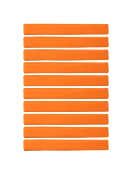 Ploché popisovače - pruhy 51x6cm 10ks jasně oranžové SMJ sport ZPP-O