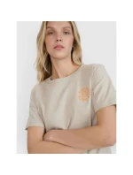 Dámské tričko oversize s potiskem model 21433349 - 4F Dámské tričko oversize s potiskem model 21433349 - 4F