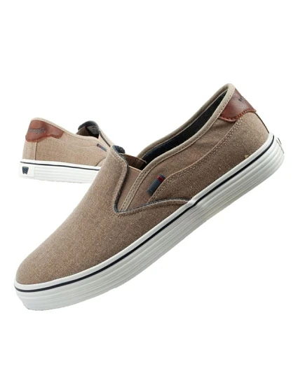Pánská sportovní obuv SlipOn brown comfortable model 22060561 - Wrangler Pánská sportovní obuv SlipOn brown comfortable model 22060561 - Wrangler