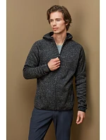 Stedman Lux Knit Fleece Jacket Men Pánská pletená fleecová bunda s kapucí 05.5460 blue midnight heather Stedman Lux Knit Fleece Jacket Men Pánská pletená fleecová bunda s kapucí 05.5460 blue midnight heather
