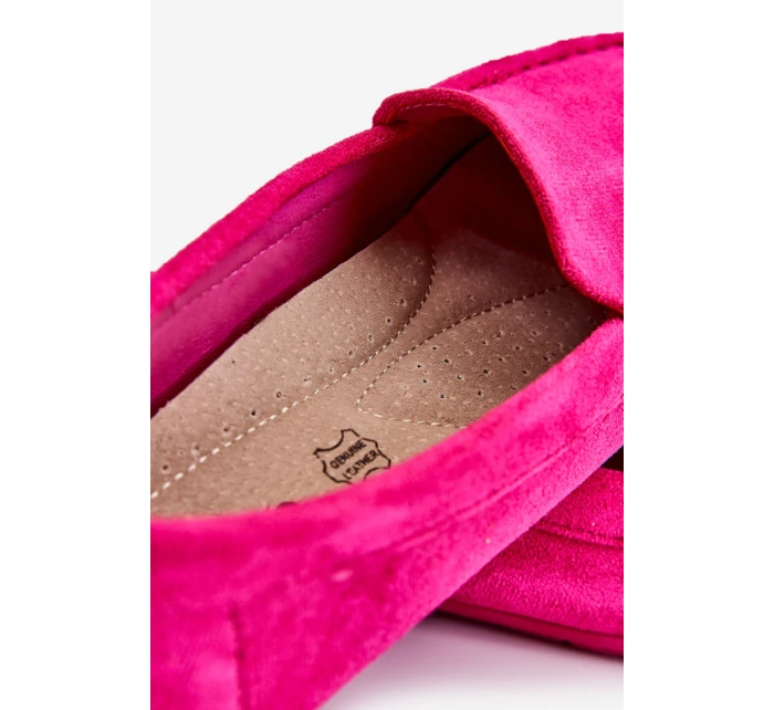 Dámské Semišové Mokasíny Fuchsie Morreno Dámské Semišové Mokasíny Fuchsie Morreno