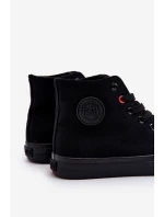 Dámské klasické vysoké tenisky Big Star model 21611825 Černé - Big Star Shoes Dámské klasické vysoké tenisky Big Star model 21611825 Černé - Big Star Shoes