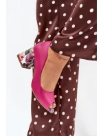 Kožené lodičky se podpatkem Fuchsie Lewski Shoes model 21704088 - Boto