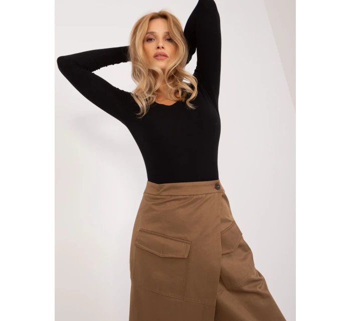 Spódnica EM SD model 19648702 brązowy - FPrice