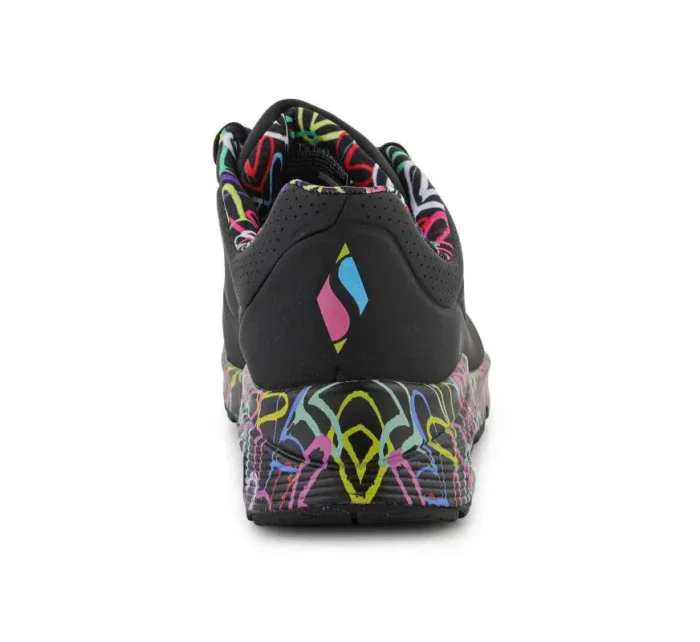 Dámská obuv Uno Loving Love W 155506-BBK černá-mix - Skechers Dámská obuv Uno Loving Love W 155506-BBK černá-mix - Skechers