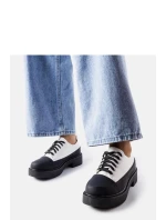 Polobotky U9B-XX4664-1 bílo-černé - Solea