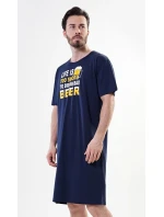 Pánská noční košile s krátkým rukávem Life model 17843974 - Vienetta MAN Pánská noční košile s krátkým rukávem Life model 17843974 - Vienetta MAN