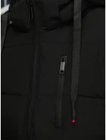 Pánská prošívaná zimní bunda s kapucí černá Dstreet TX5117