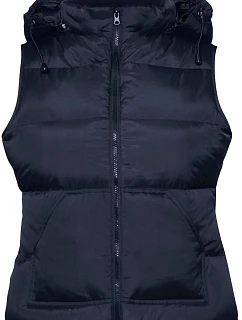 B&C Zen + /women Dámská vesta s kapucí 01.0935 navy