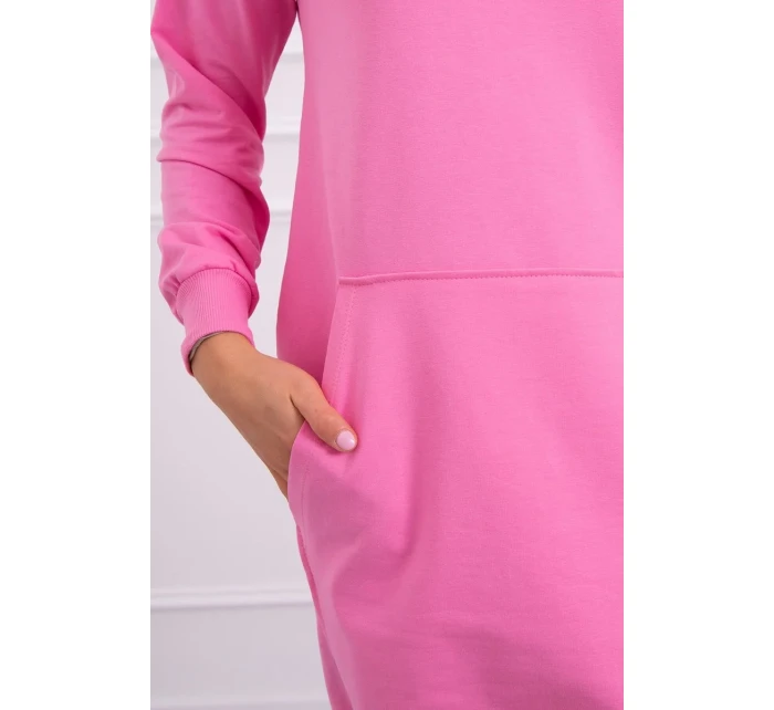 Šaty s kapucí ve světle růžové barvě Šaty s kapucí ve světle růžové barvě