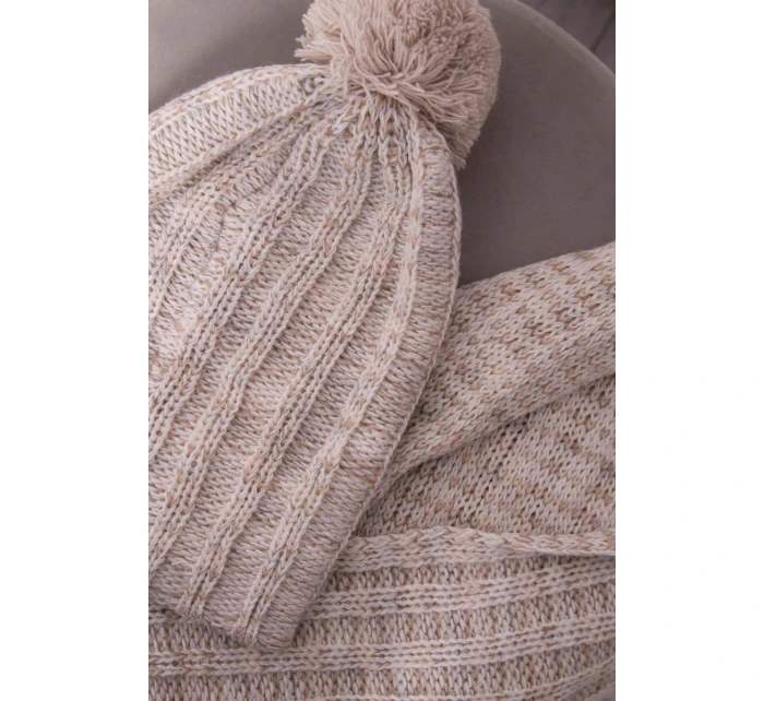 Dámský fleecový set 4 Seasons K263 camel+red Dámský fleecový set 4 Seasons K263 camel+red