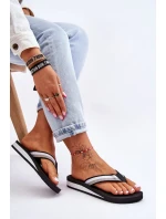 Dámské žabky na platformě Big Star model 21610806 Černá - Big Star Shoes Dámské žabky na platformě Big Star model 21610806 Černá - Big Star Shoes