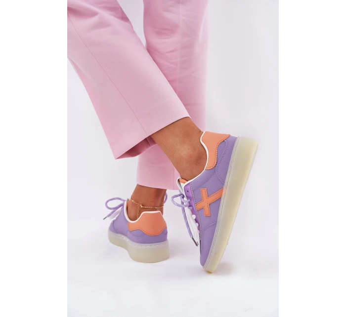 Nízké Dámské Sportovní Boty Fialové model 21685910 - Boto Nízké Dámské Sportovní Boty Fialové model 21685910 - Boto