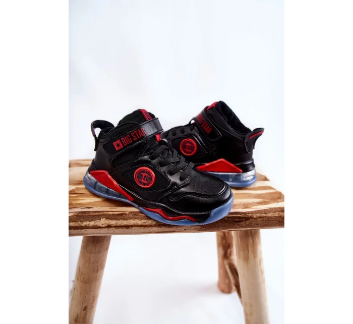 Dětské zateplené sportovní boty Big Star KK374095 Černá Dětské zateplené sportovní boty Big Star KK374095 Černá