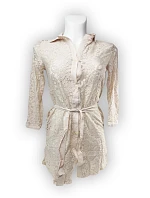 Dámský plážový župan B033 béžový - Selmark