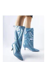 Boty na podpatku model 204742 Solea Boty na podpatku model 204742 Solea