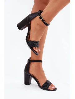 Sandály na podpatku model 213926 Step in style