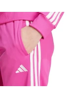 Adidas Essentials dámská tepláková souprava se třemi pruhy růžová JD5436