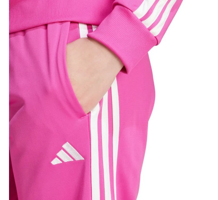 Adidas Essentials dámská tepláková souprava se třemi pruhy růžová JD5436