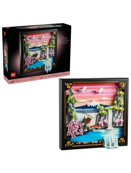LEGO Art 31218 Japonská krajina s rozkvetlými třešňovými květy
